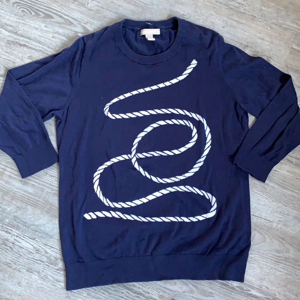 Banana Republic Nautical Rope Sweater
